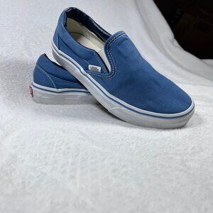Vans Classic Blue Slip On Skate Sneaker | Women 7 | Men 5.5